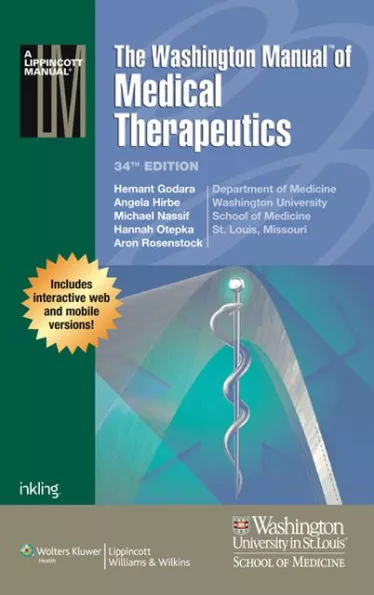 The Washington Manual of Medical Therapeutics cover